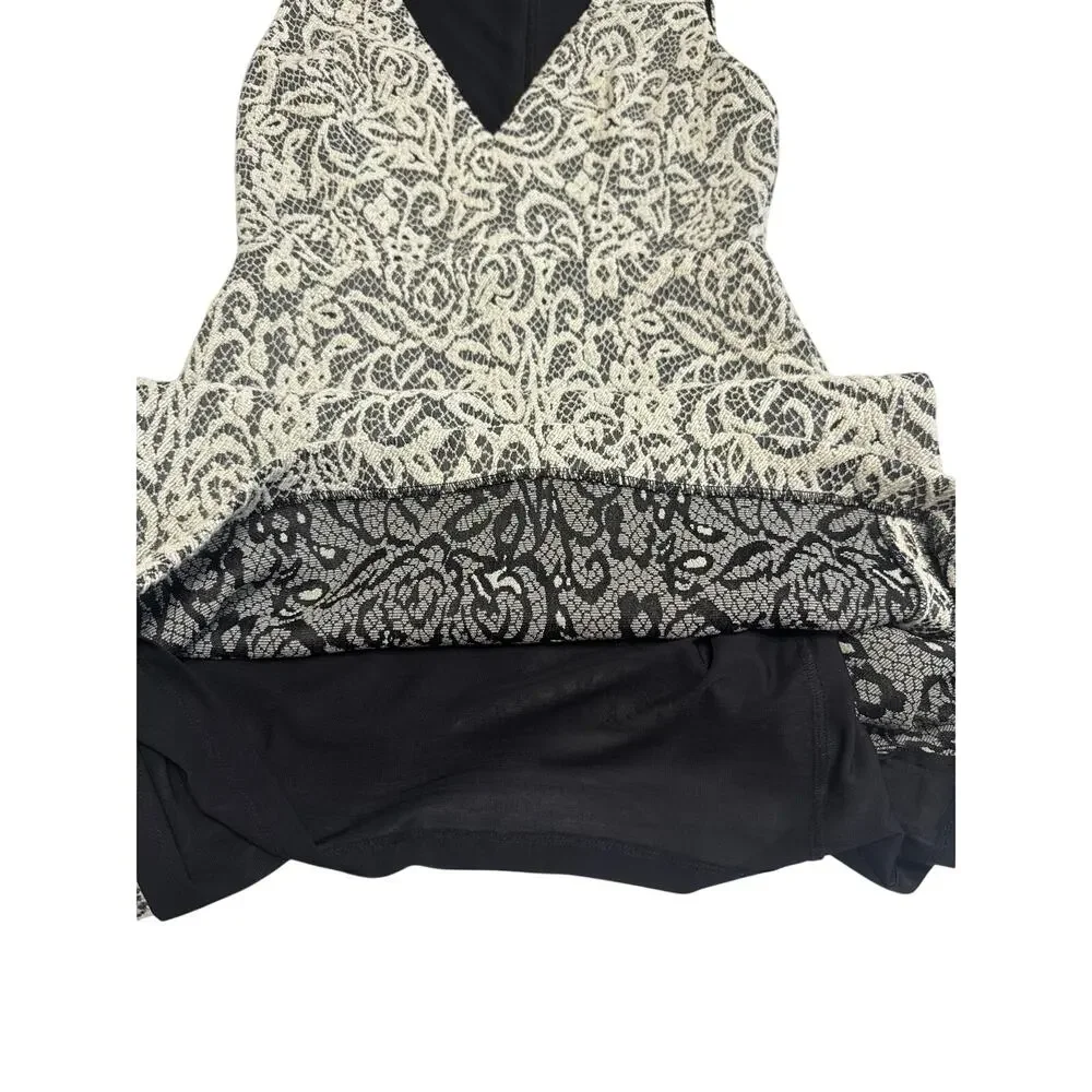 Alice+Olivia Lilia Lace Textured Plunge V Neck Midi Sheath Dress Summer - Picture 7 of 9
